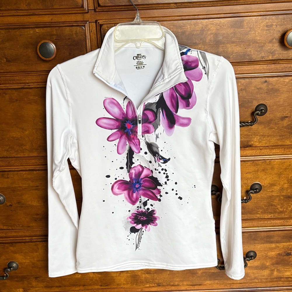 Hot Chillys Long Sleeve quarter zip top